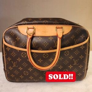 Louis Vuitton Deauville monogram handbag